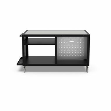 Alfa Forni Stacja kuchenna 160x80 cm czarna / stal nierdzewna 