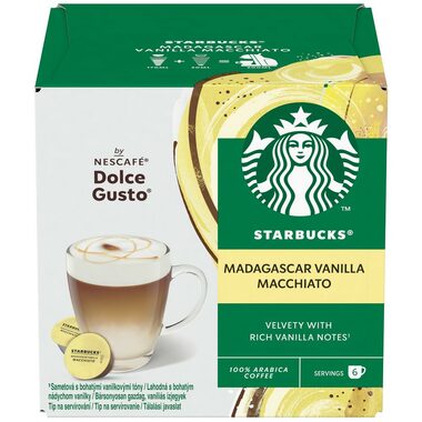 Starbucks Dolce Gusto Madagascar Vanilla Macchiato 12 szt. / Kawa w kapsułce  