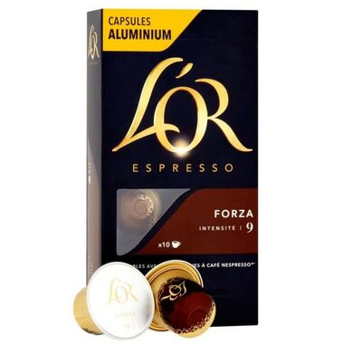 L&#39;OR Espresso Forza Nespresso 10 szt./kapsułka 