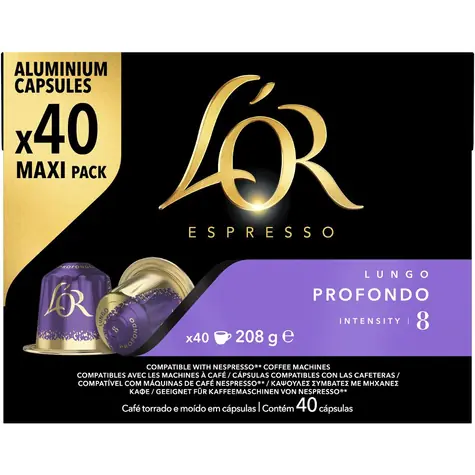 L'OR Espresso Profondo Nespresso 40 szt. / Kawa w kapsułkach 