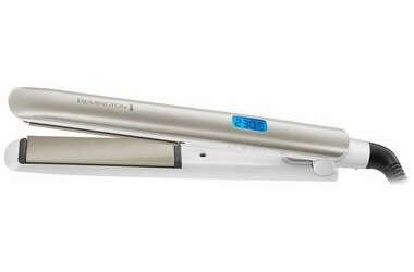 Rozpakowany - Remington S8901 Hydraluxe / prostownica do włosów / wskaźnik LCD / 150-230°C / Jonizacja / biały / bez pudełka