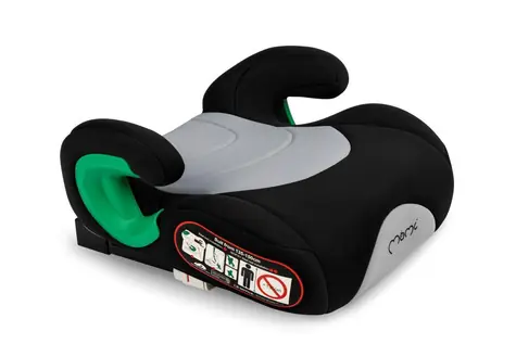 Momi OUTDOOR Isofix i-Size szary / Fotelik podwyższający / od 135 do 150 cm / do 36 kg
