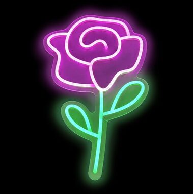 Lampa NEON LED 2Kids Toys Róża