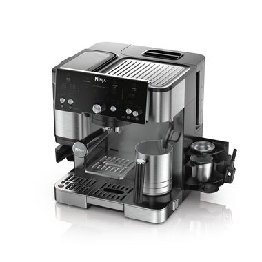 Ninja ES501EU / Ekspres dźwigniowy do kawy / 1650 W / młynek / 2l