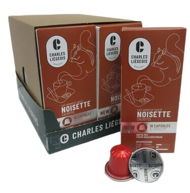 Charles Liégeois Noisette Nespresso 10 szt. / Kapsułki z kawą 