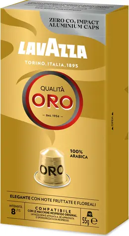 Lavazza Qualita Oro Nespresso 10 szt. / Kawa w kapsułkach 