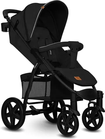 Wózek sportowy Lionelo Annet PLUS Czarny Carbon