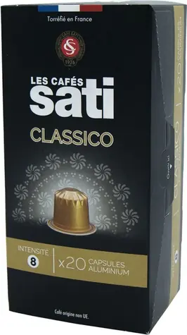 Les Cafés Sati Classico Nespresso 20 szt. / Kawa w kapsułkach 