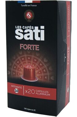 Les Cafés Sati Forte Nespresso 20 szt. / Kawa w kapsułkach 