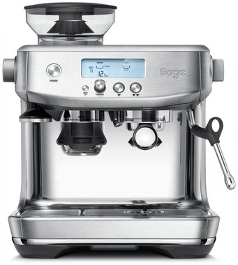 Ekspres do kawy Sage Espresso SES878BSS srebrny / Ekspres dźwigniowy do kawy / 1650 W / LCD / młynek / 2 l 