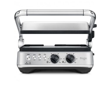 Sage the BBQ & Press Grill SGR700BSS srebrny / elektryczny grill kontaktowy / 1800W / 3 programy / 100°C - 230°C 