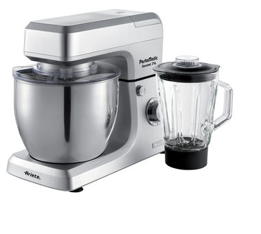 Bez opakowania - Ariete 1598 Pastamatic Gourmet srebrny / robot kuchenny / 2100 W / miska 7 l + blender 1,5 l / 6 prędkości / bez opakowania