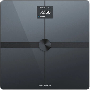 Withings Body SMART czarny / Inteligentna waga osobista / nośność 200 kg / Bluetooth / WiFi