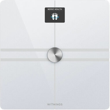 Withings Body Comp biała / Inteligentna waga osobista / nośność 200 kg / Bluetooth / WiFi