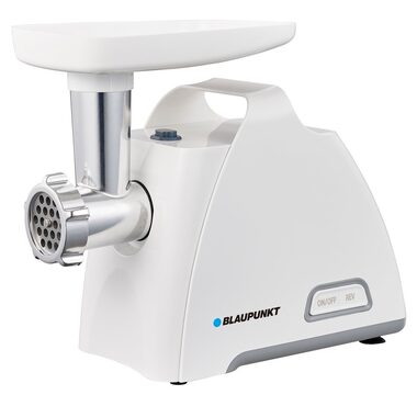 Blaupunkt FMM401 biały / maszynka do mięsa / 1500W / 2kg/minutę / 3 rozmiary 3 + 5 + 7 mm