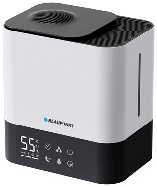 Blaupunkt AHM701 biały / nawilżacz powietrza / 400W / wyświetlacz LED / aromat / pilot zdalnego sterowania / 500ml/h / 5 l 