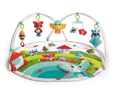 Tiny Love Meadow Days Dynamic Gymini Mata do zabawy z drążkiem trapezowym