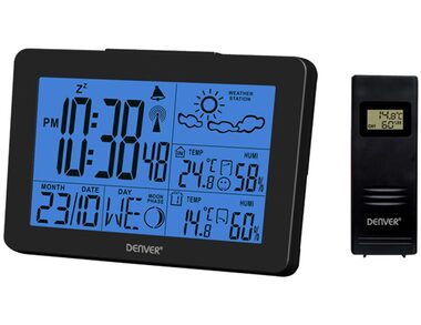Denver WS-530 czarny / stacja pogodowa / pomiar wilgotności i temperatury
