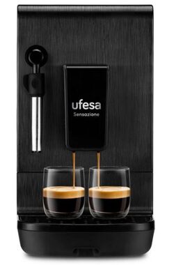 Ufesa Sensazione czarny / Automatyczny ekspres do kawy / 1550W / 20 bar / 1,4l