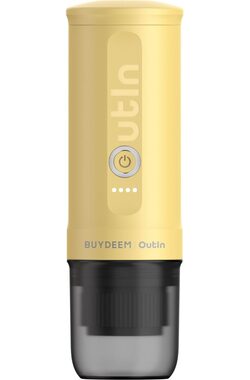 Outin Nano przenośny ekspres do kawy żółty / przenośny ekspres do kawy espresso / 7500mAh