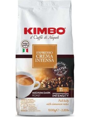 Kimbo Crema Intensa 1kg / Kawa ziarnista / 50% Arabica i 50% Robusta