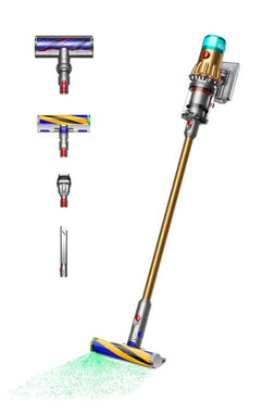 Dyson V12 Detect Slim Absolute 2023 Gold / Odkurzacz pionowy / akumulator / 150 W / 0,35 l / 60 min