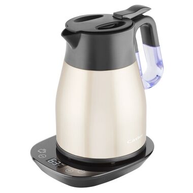 Catler KE 8110 beżowy / Czajnik termiczny do szybkiego gotowania z kontrolą temperatury / 1350 W / 1,2 l