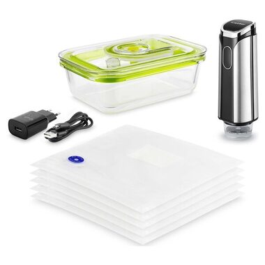 Zestaw próżniowy Catler VM 400 / Pompa próżniowa + akcesoria / Li- ION 3.7V / USB 