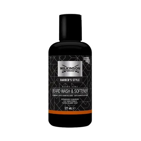 Wilkinson Barber's Style Beard Wash-Softener - płyn do mycia i zmiękczania brody 177 ml