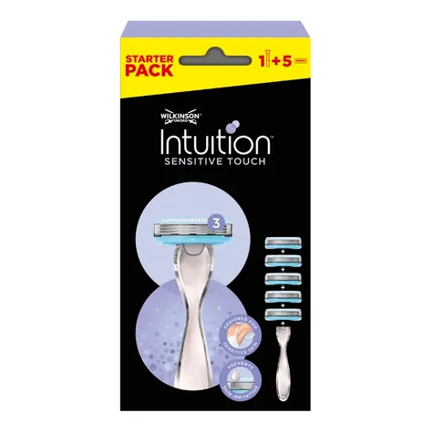 Maszynka do golenia Wilkinson Intuition Sensitive Touch + 5 wymiennych końcówek