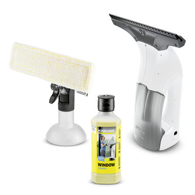 Kärcher WV 1 PLUS D500 / Bezprzewodowy odkurzacz do okien / Li- ION / Szerokość robocza 25 cm / Zbiornik 100 ml / do 25 minut