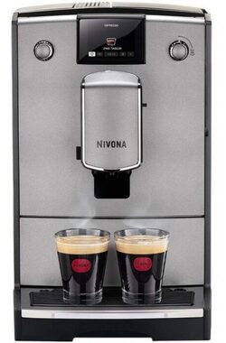 Nivona CafeRomatica 695 srebrny / Automatyczny ekspres do kawy / 1455 W / 15 barów / 2,2 l / zbiornik 250 g 