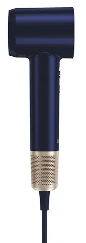 Bez opakowania - Laifen Swift Special Platinum Blue / Suszarka do włosów / 1600 W / 2 prędkości / 3 temperatury / 2 nasadki / 1,8 m / bez opakowania