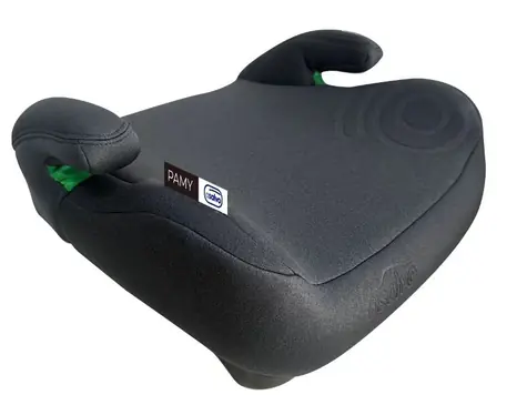 Fotelik podwyższający Asalvo PAMY 125-150 bez isofix, czarny