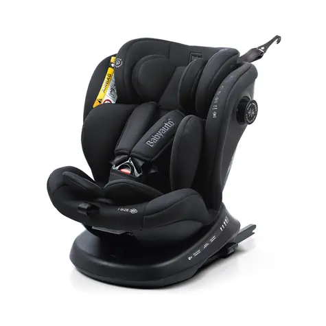 Fotelik samochodowy BabyAuto VALORA i-Fix i-Size 360° 40-150, JET BLACK