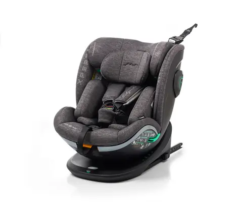 Fotelik samochodowy BabyAuto XPERTA i-Size 40-150, SZARY Dobby