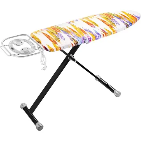 Deska do prasowania Lamart Valeria 125 x 42 x 70-90cm kolorowa / metalowo-bawełniana