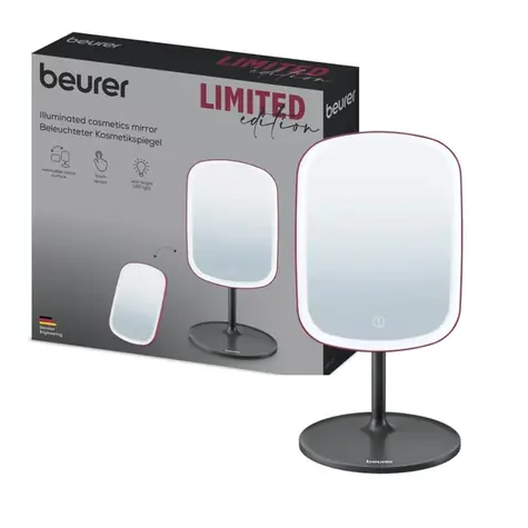 BEURER BS 47 Limited Edition / lusterko kosmetyczne / oświetlenie LED / 3 tryby światła / sterowanie dotykowe / USB-C