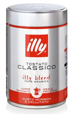Illy Classico Moka 250g / Kawa mielona / 100% Arabica / Puszka