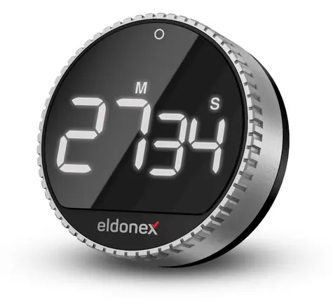 Eldonex QuickCount timer srebrny