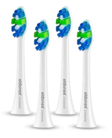 Eldonex SonicPro STANDARD wymienne główki szczoteczki białe