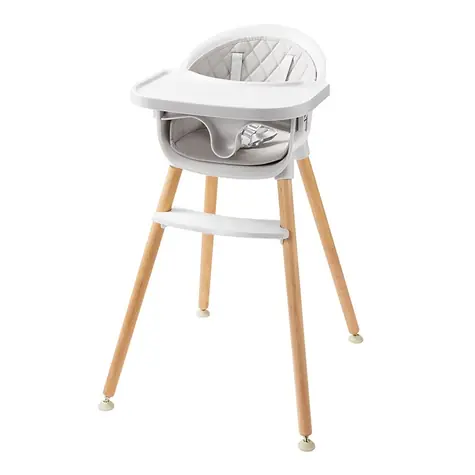 Krzesełko do karmienia 2Kids Toys szare / od 6 miesięcy