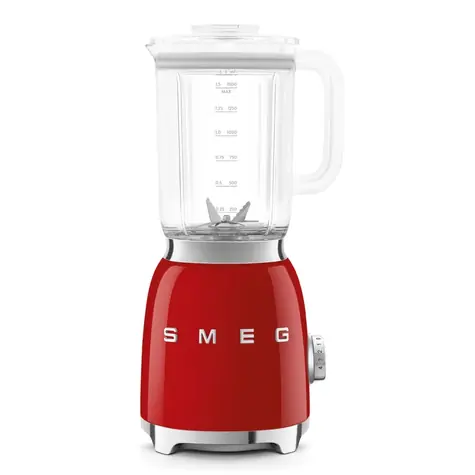 SMEG BLF03RDEU czerwony / Blender stołowy / 800 W / 1,5 l / 4 prędkości 