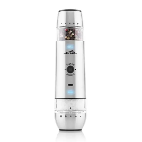 ETA ETA192890000 Molino Duo srebrny / Młynek do soli i pieprzu / USB-C