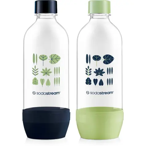 Butelka SodaStream JET 2 x 1 l, zielona/granatowa