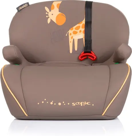 CHIPOLINO Fotelik podwyższający Sonic i-Size 125-150 cm Isofix, żyrafa