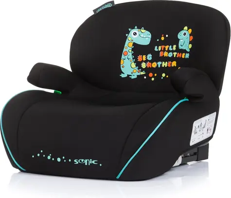 CHIPOLINO Fotelik podwyższający Sonic i-Size 125-150cm Isofix, Dino