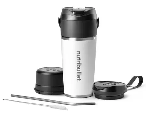 Nutribullet Flip NBP016W biały / 0,6 l / bateria (USB-C)