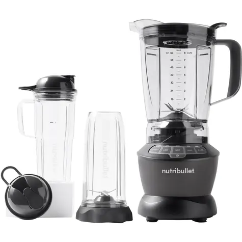 Nutribullet Combo NBF500DG ciemnoszary / 1,8 + 0,925 + 0,7 l / 3 pojemniki / 1200 W