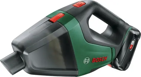BOSCH Universal Vac 18 / Bezprzewodowy odkurzacz ręczny / 18 V / 2,5 Ah / 0,5 l